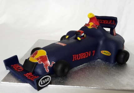 Redbull formule 1 taart