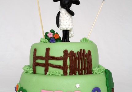 Shaun het schaap taart