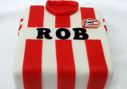 Voetbaltaart Leuke PSV voetbaltaart