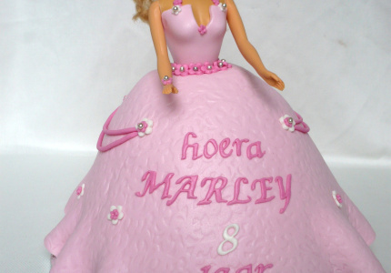 Prinsessentaart_Barbietaart