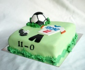 Voetbal taart