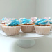 Gedraaiderozeenblauwecupcaketoef