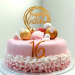 SweetSixteentaartrozewitgoud