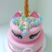 Unicornverjaardagstaartmetgoudenhoorn