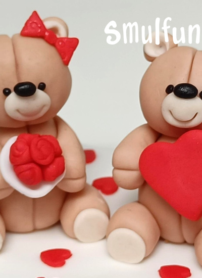 Geboetseerde beertjes