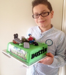 aansnijden skate taart