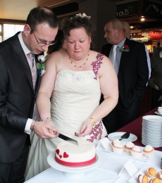 Bruidstaart met zoete lekkernijen