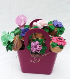 Cupcake boeket met lekkere cupcakes