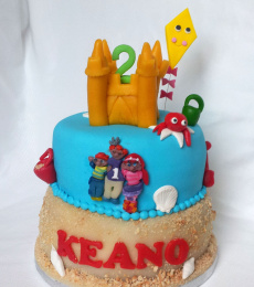 Leuke verjaardagstaart van het Zandkasteel