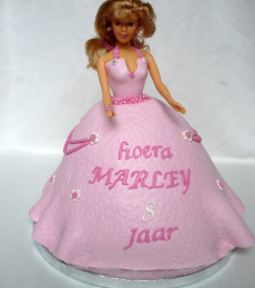 Prinsessentaart_Barbietaart