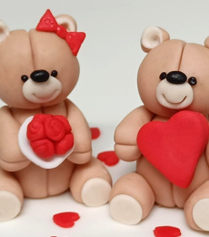 Geboetseerde beertjes