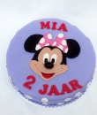 Minnie mouse taart